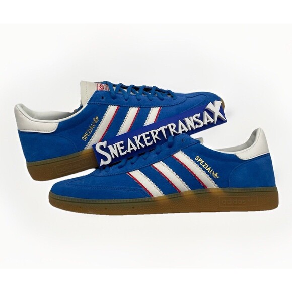 New Adidas Handball Spezial Blue White Red Cubs Size U.S Men’s 11 IF9532 NB - Picture 1 of 5